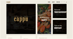 Desktop Screenshot of cappu-bistro.de