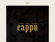 Tablet Screenshot of cappu-bistro.de